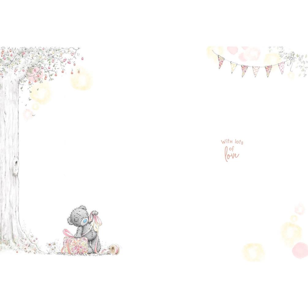 Birthday Wishes Me to You Bear Birthday Card Extra Image 1